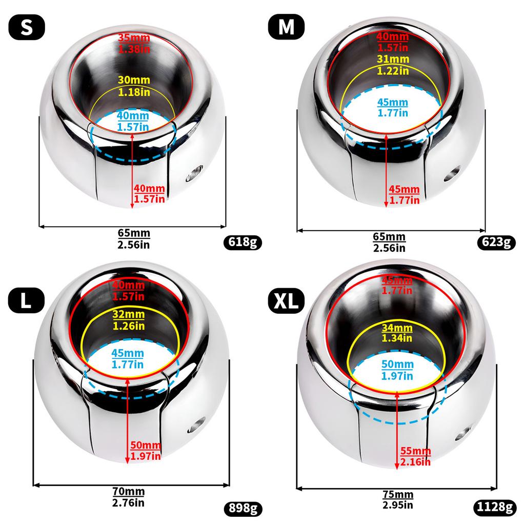 Závaží na šourek Heavy Metal pro muže Pokročilá tréninková pomůcka na penis Gay BDSM
