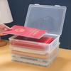 Large Transparent A4 Document Storage Box for Home or Office