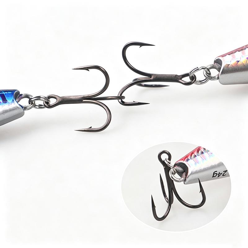 HOWELL Stream Sinking Pencil Fishing Lure Midwater Treble Hook Hard Bait for Freshwater/Saltwater Fish Lake River Use Sea Bass