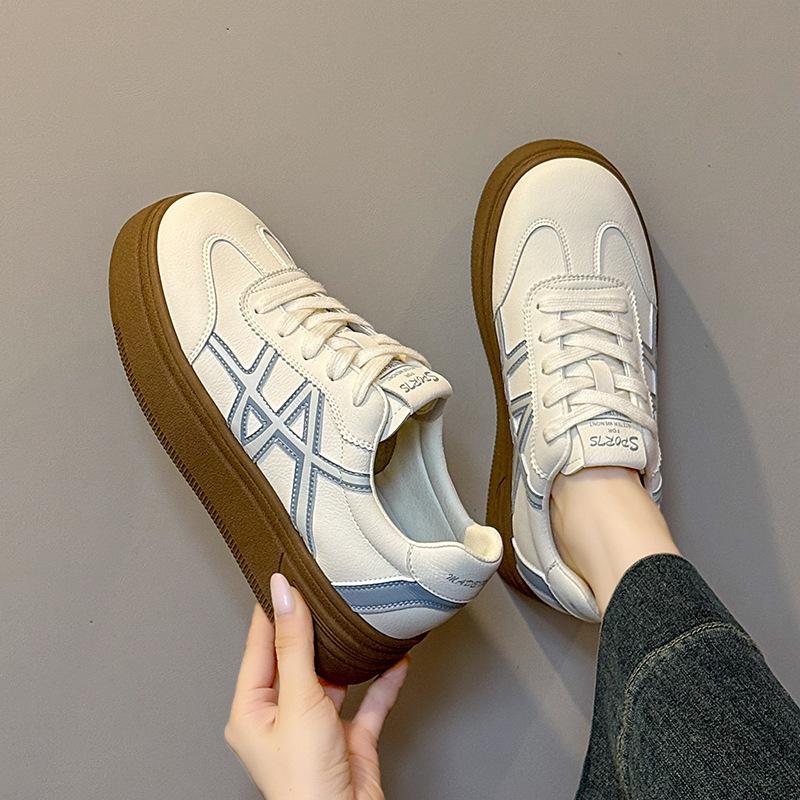 Dexun Schuhe Damen 2025 Frühling und Herbst neu retro weichsohlige Forrest Gump Schuhe atmungsaktiv und vielseitig flachsohlige lässige Sportschuhe