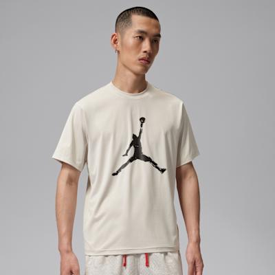 Jordan T Shirts Men s Milk White Crew Neck S