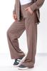 Ladies’ Chic Suede Pantsuit – Elegant Silhouette & Premium Fabric, Demi-season, 3405-047 HC