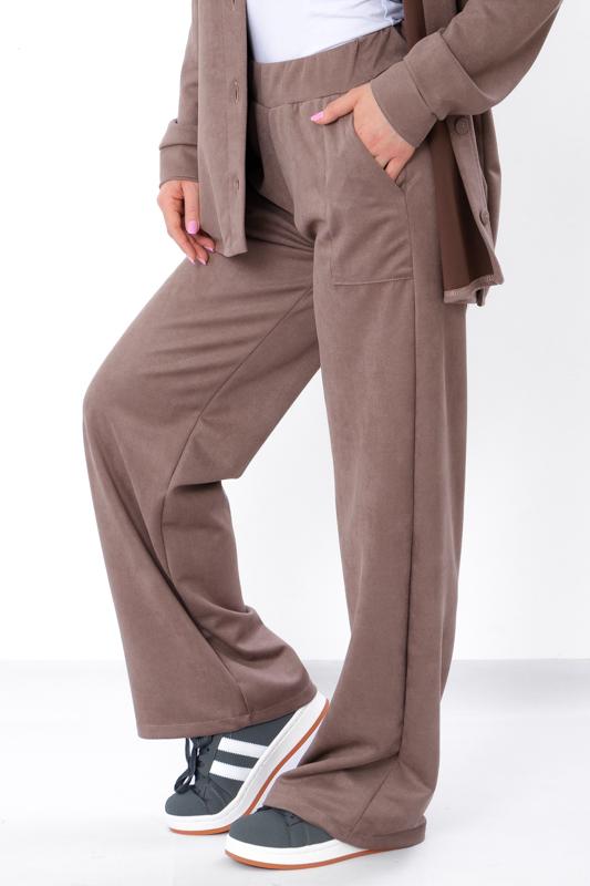 Ladies’ Chic Suede Pantsuit – Elegant Silhouette & Premium Fabric, Demi-season, 3405-047 HC