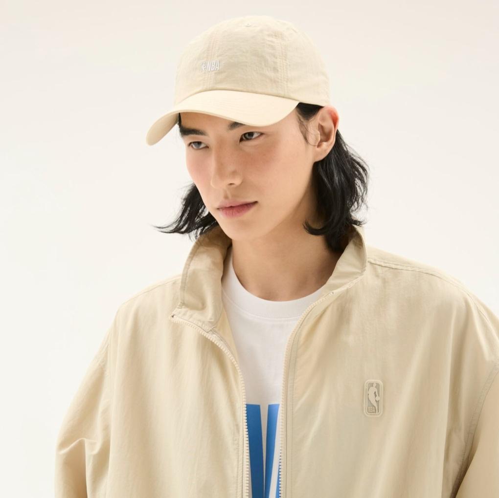 

[NBA]Кепка-бейсболка из нейлона с эффектом мятой ткани, мягкая, без складок, Nevada N255AP011PR Light beige