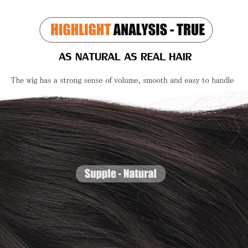 Bybrana Beauty Long Hair Bun Wig PonyTail Matte High Temperature Silk Fiber Claw Clip