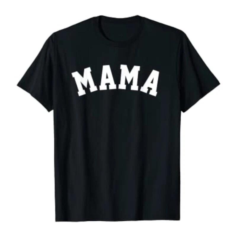

Спортивный дизайн Mama Varsity Подарки для новых и текущих мам Подарок на День матери Футболка S