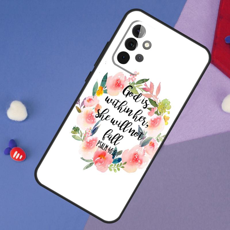 Bible Qutoes Verse Belief God Jesus Case For Samsung Galaxy A15 A54 A34 A14 A13 A53 A16 A26 A36 A56 A12 A22 A32 A52 A06 A35 A55