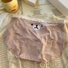 5Pcs Ultra-thin Ice Silk Briefs Cartoon Underwear Women Soft Bear Seamless Panties  Girl