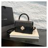 Beautifully Woven Fashion Color Matching 2025 New Flower Lock Trend Large Capacity Foreign Style Crossbody Portable Small Square Bag