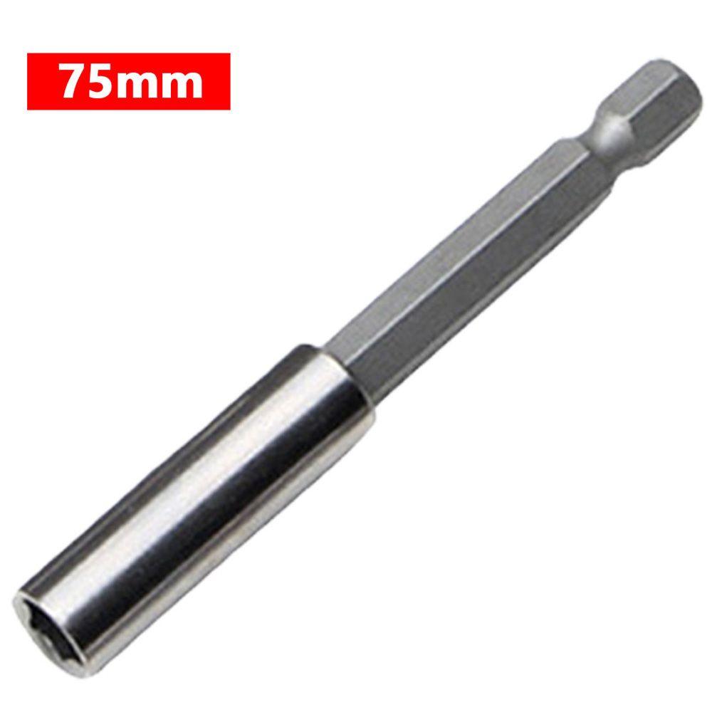 Release Magnetic Extension Power Tools Screwdriver Hex Shank Extender Rod Socket Drill Bit Holder