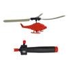 6pcs/set Pull String Helicopter Toy Random Color Recommended for Children 3 and Up Wonderful for Outdoor Fun Gatherings