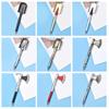 Ballpoint Pen with Push-Button Core Extraction 0.5mm Black Ink Smooth Writing Non-Smudge Shovels Shape Smooth Writing