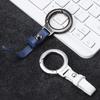 Personalized Anti Loss Key Pendant Leather Keychain Car Key Holder Portable Carabiner Waist Belt Buckle Durable Key Ring For Men