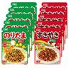 Marumiya Japanese Furikake Rice Seasoning Set, Noritama (Egg) & Sukiyaki (Beef) Flavor, Authentic Rice Toppings, 2/6/10 Packs