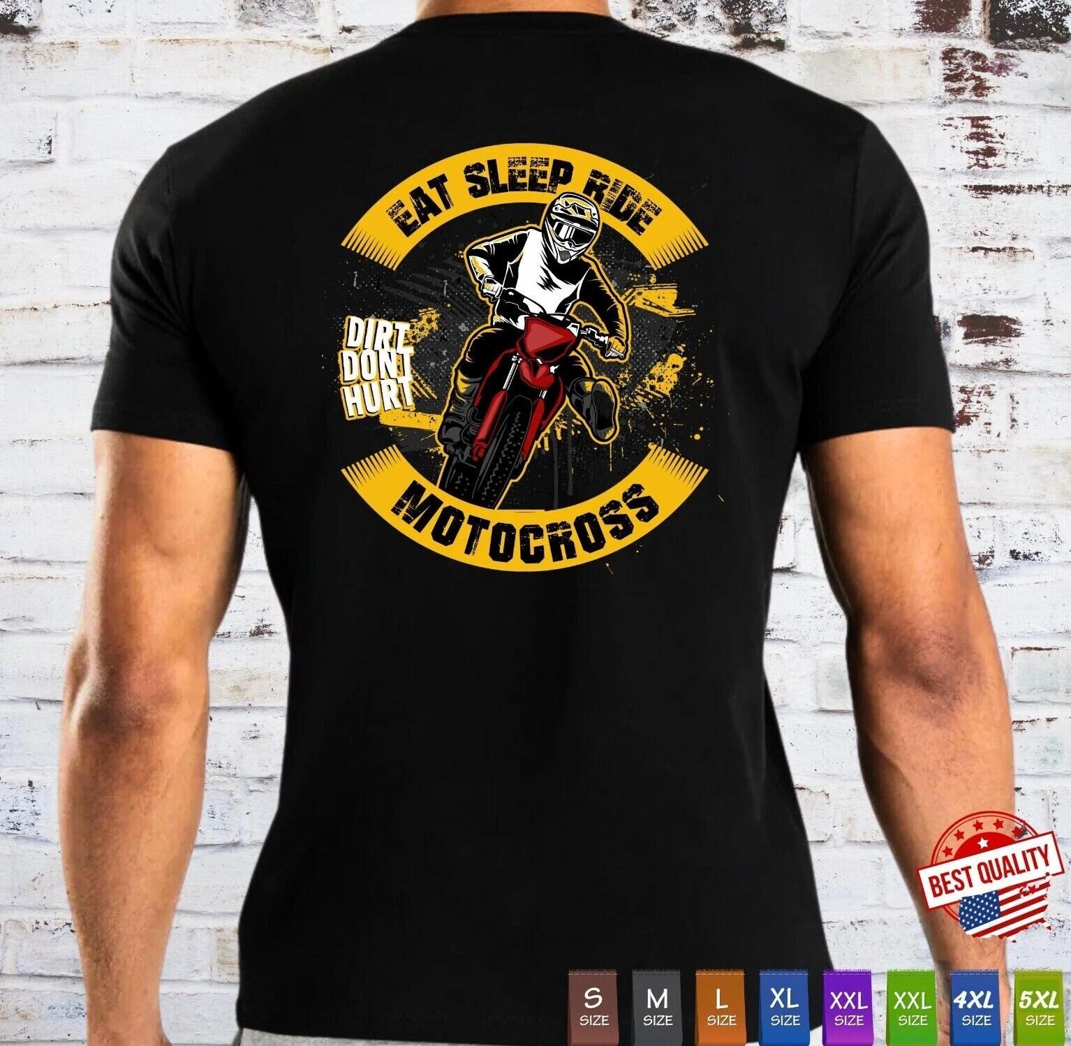 

Motocross Tee Racing MX T Shirt Kawaii Motor Dirt Bike Racer Speedway Motorcycle 3XL