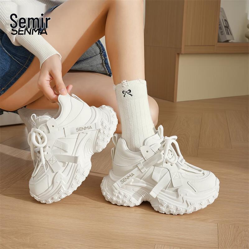 Senma Women s Chunky Platform Casual Sneakers 240