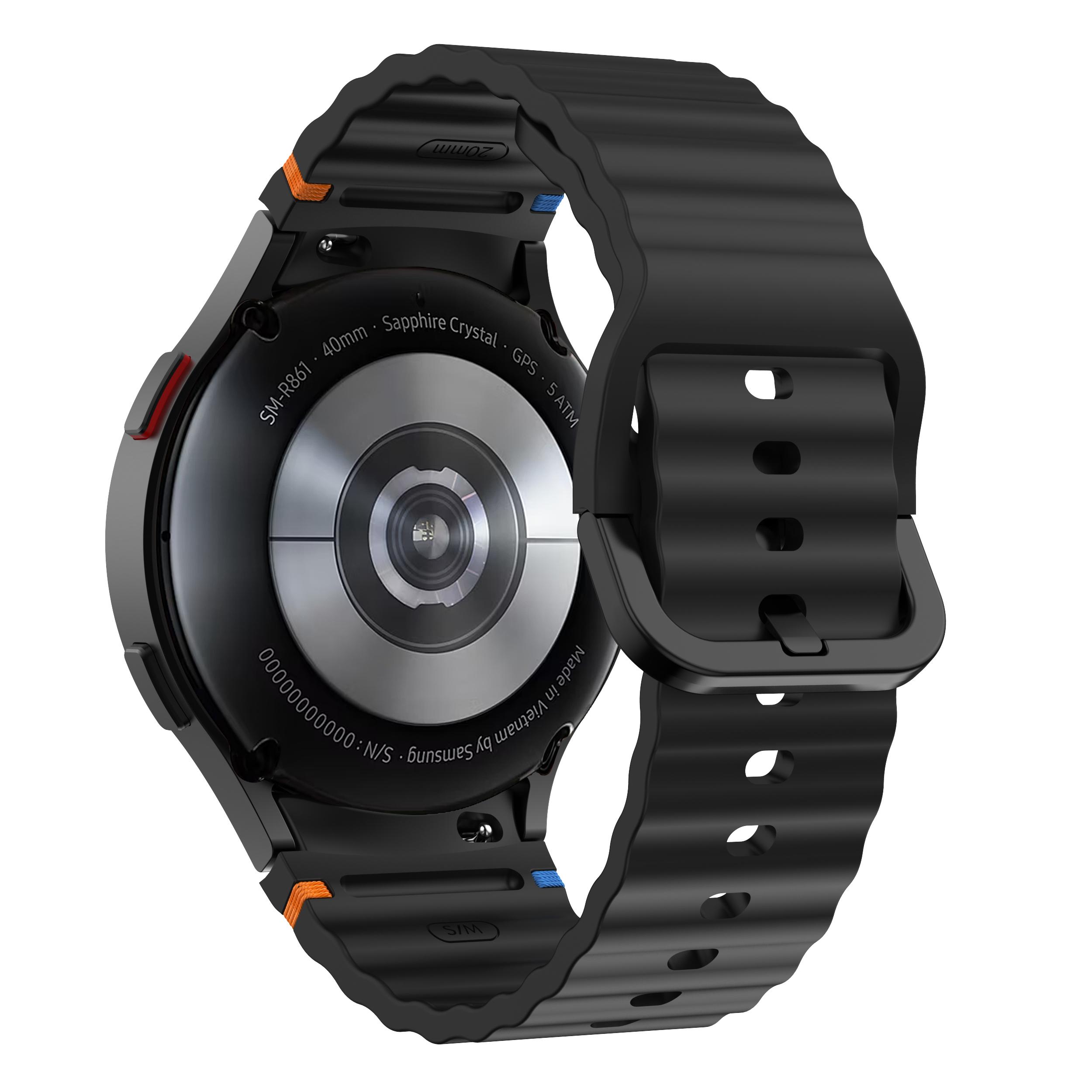 

Оригинальный ремешок для Samsung Galaxy watch 7 6 5 4 FE 44мм 40мм/Pro 45мм/Силиконовый спортивный браслет Correa Watch6 Classic 43 47мм Ремешок Galaxy Watch6 44mm