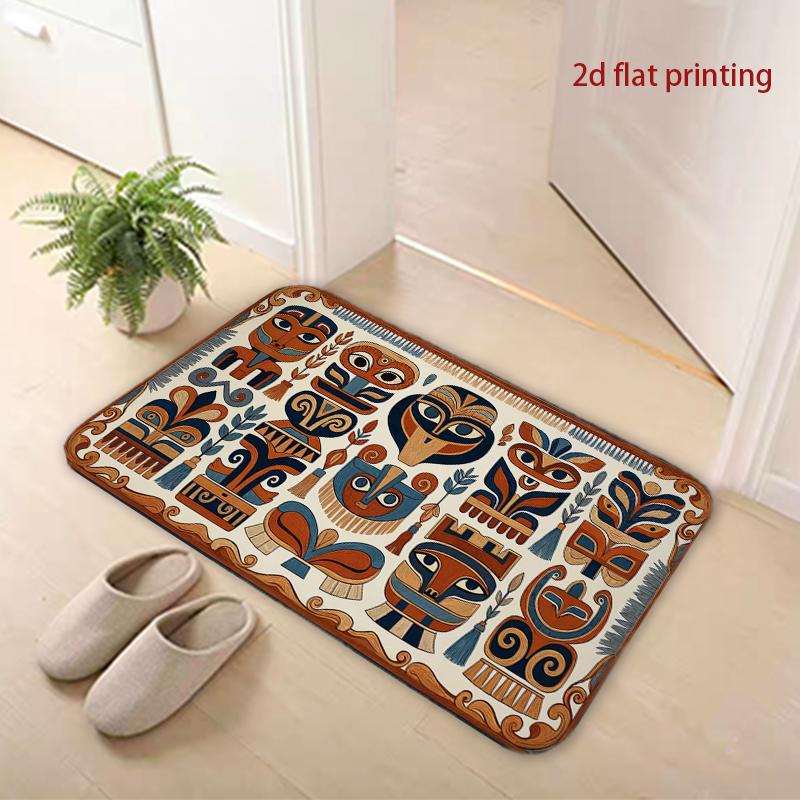 Exotic Pattern Floor Mat Living Room Decoration Home Sofa Non-Slip Carpet Study Bedroom Tatami Children'S Soft Floor Mat