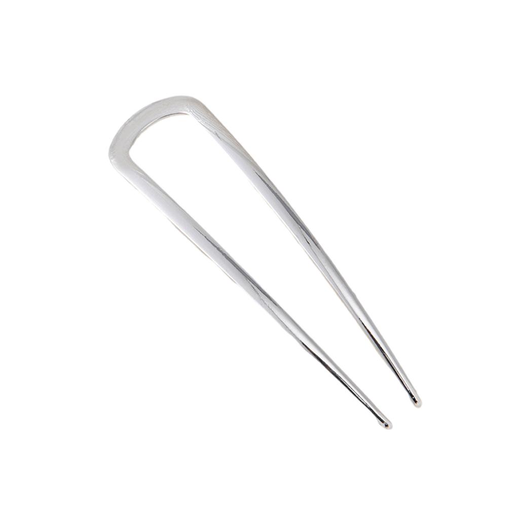 U Shaped Hair Pins For Thick Hair Metal French Twist Pins For Women Girls Elegant Large Hairstyle Accessories