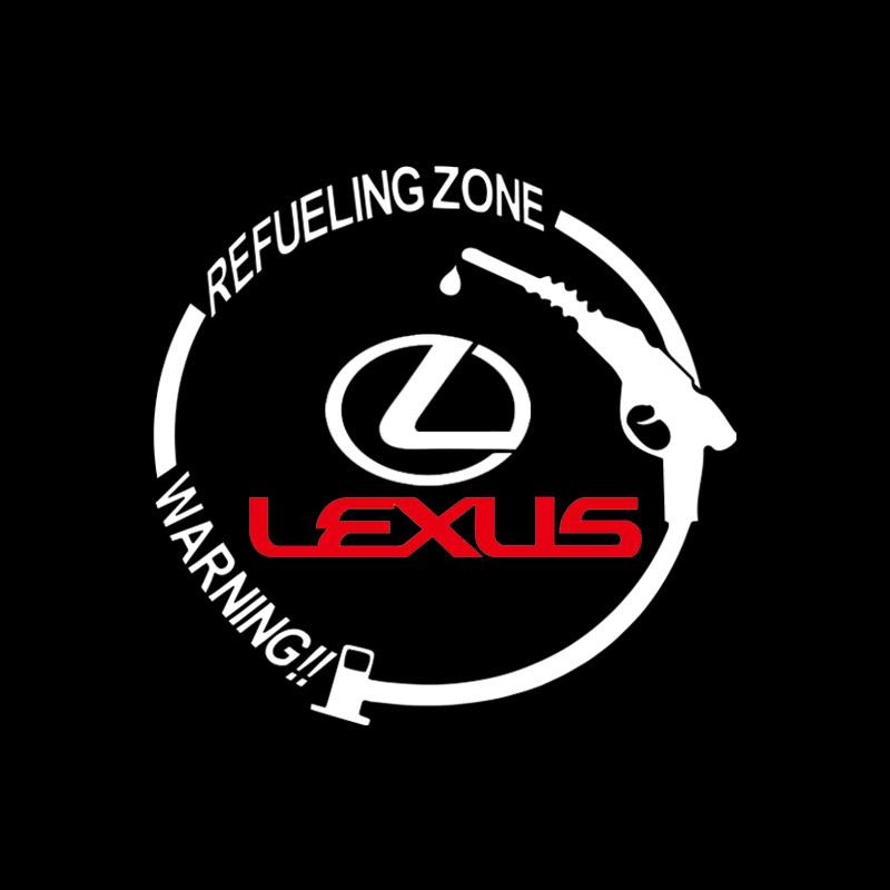 Car Badge Vinyl Reflective Fuel Tank Cap Stickers Decal Accessories For Lexus IS250 IS200 CT200h GS300 LS430 RX450h LX570 IS300 ES RX LS