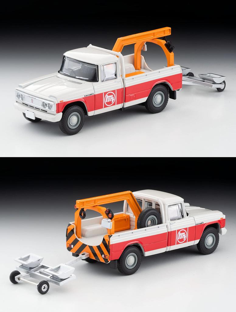 Tomica Limited Vintage 164 Scale LV-188c Toyota Stout Tow Truck (Toyota Service) - Finished Model 321309