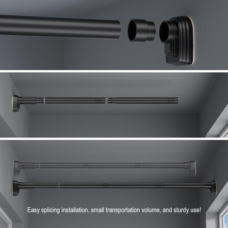 Telescopic Shower Curtain Rod Home Mutifunction Rod