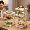 Large Capacity Prepare Dish Storage Rack Space-Saving Dish Storage Rack  Preparing Food