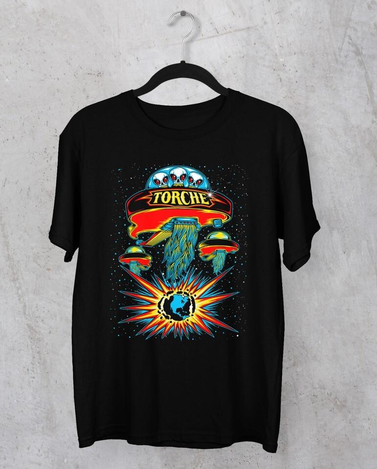 

Torche band artwork Tshirt black Short sleeve All Sizes S5Xl JJ4283 Unisex T-Shirt XXXXL