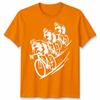 3 Cyclists Unisex T Shirt Cycling Bike Rider Cycle Gift Idea Graphic Tee
