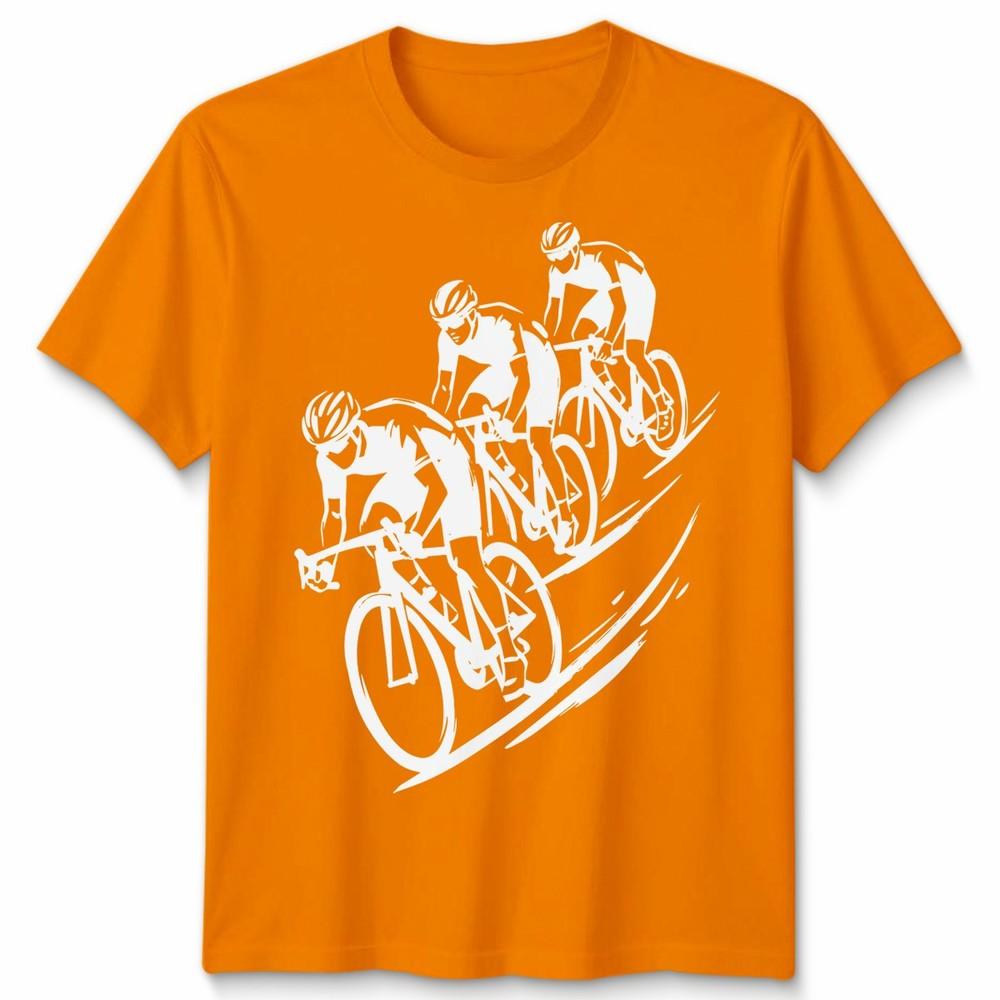 3 Cyclists Unisex T Shirt Cycling Bike Rider Cycle Gift Idea Graphic Tee