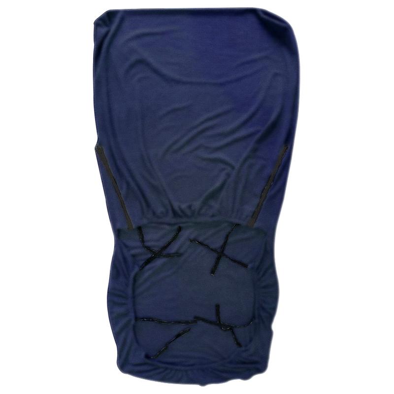 Coprisedia Finka, Velluto Spesso Blu Navy
