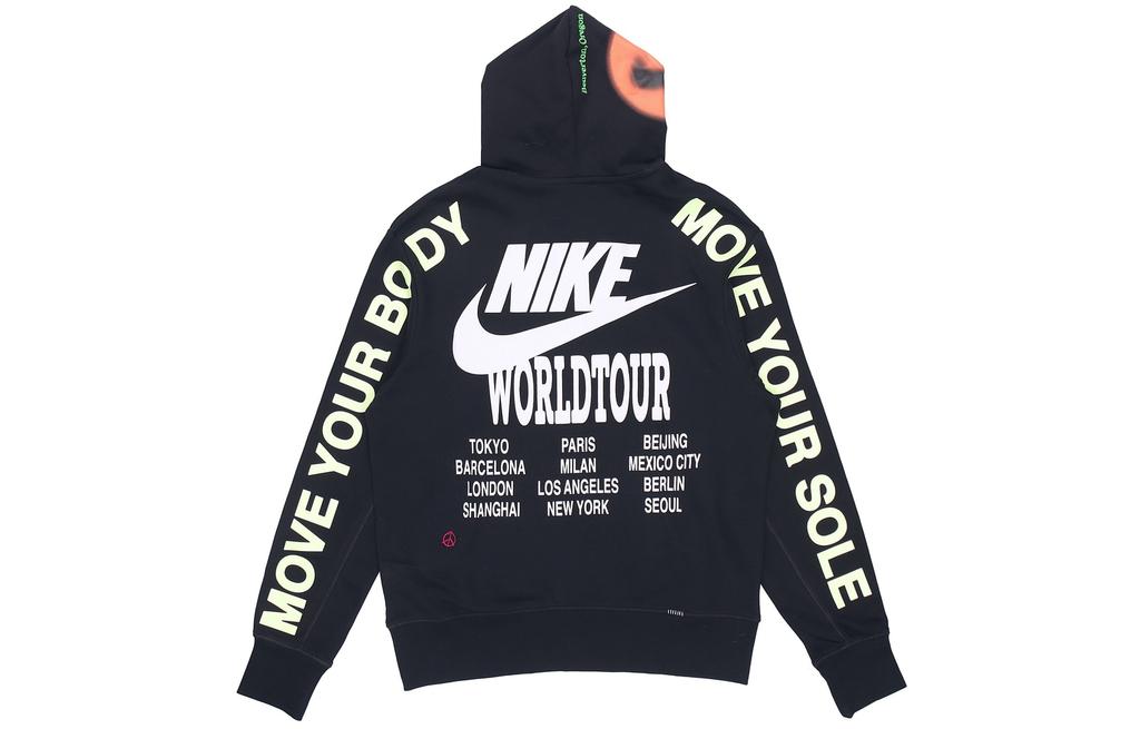 Nike World Tour Graffiti Print Hoodie DA0932-010