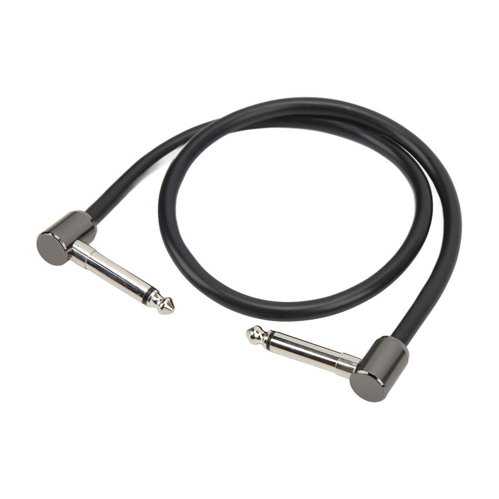 FC‑20 Effects Cable Right Angle Connector Acoustic Guitar Patch Pedal Cord Audio Accessory 50CM