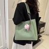 Stylish Pu Leather Tote Bag For Women With Phone Pocket And Zipper Closure