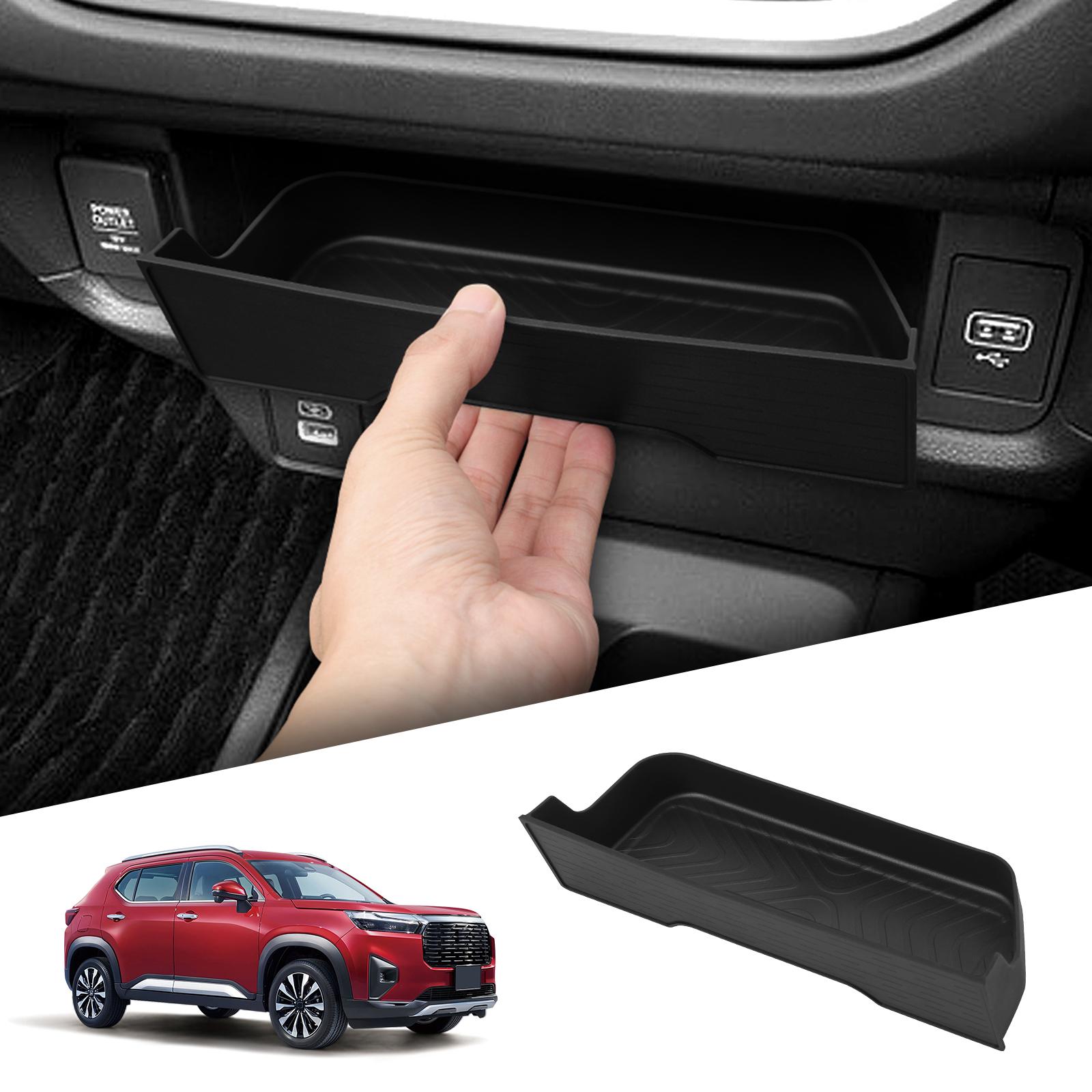 

for Honda WR-V WRV 2025-2025 JP Version TPE Center Console Drawer Storage Box Tray Organizer Car Interior Accessories Black