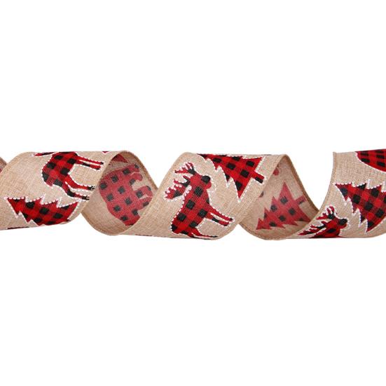 6M/Roll Christmas Ribbon Versatile DIY Crafts Decorative Ribbon Gift Wrapping Ribbon for Festive Party Decor