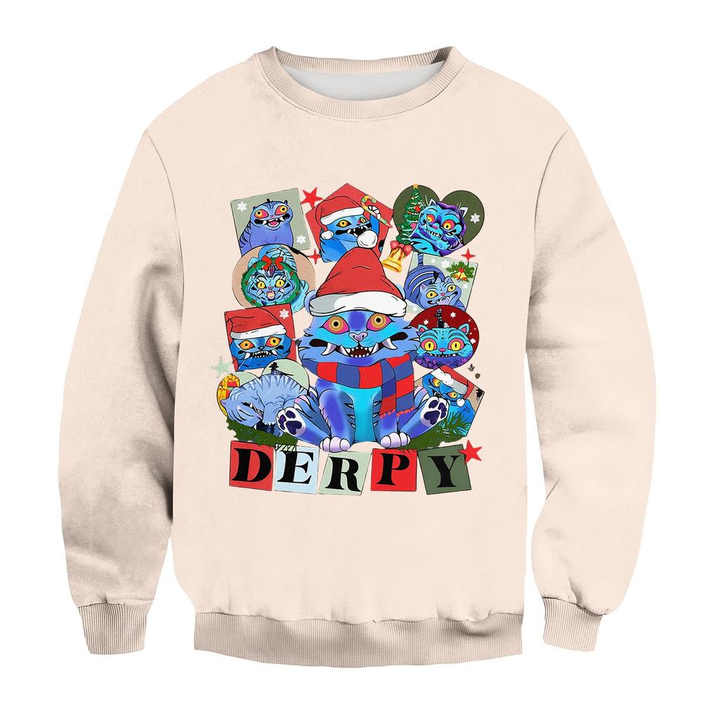 Men's Casual Sweatshirt With Fun Film-Themed Print