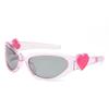 New Arrival Heart Flower Women's Sunglasses Punk Sunglasses Oval Sun Glasses Men Goggle Shades Mirror Colorful Y2K Eyewear