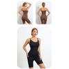 Women S Plus Size Seamless Tummy Control Flat Leg Bodysuit