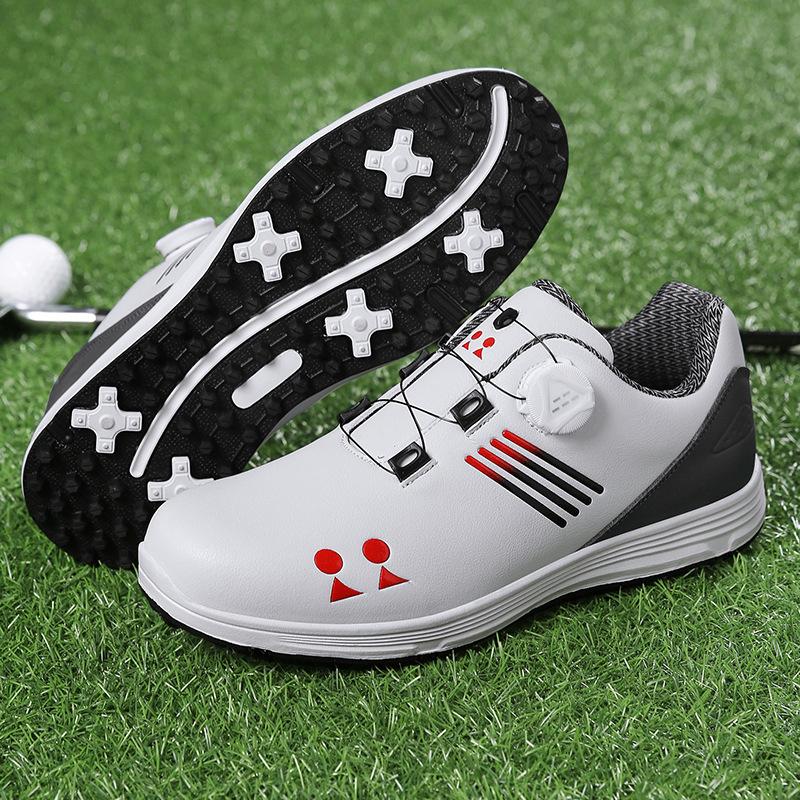 Golf shoes men's waterproof sports shoes off-court training shoes anti-side slip no nails casual
