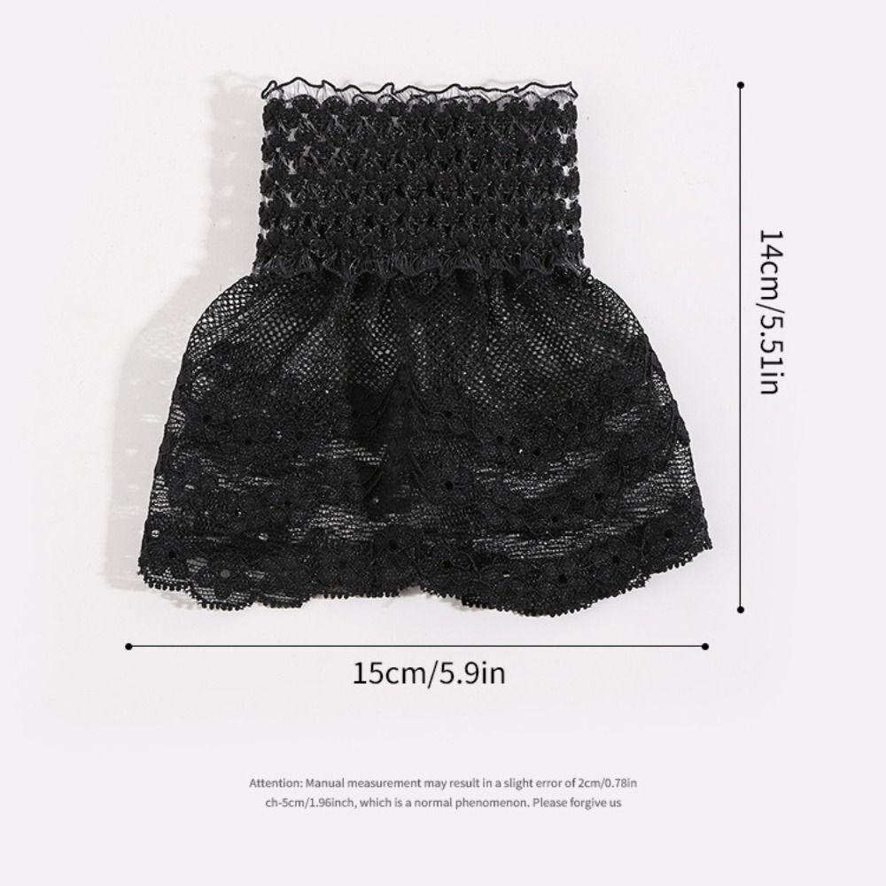 Fashion Lace Ruffled Wrist Fake Sleeves Cuffs Costume Accessory Soft Fake Cuff Comfortable Wrist Cuff Wedding