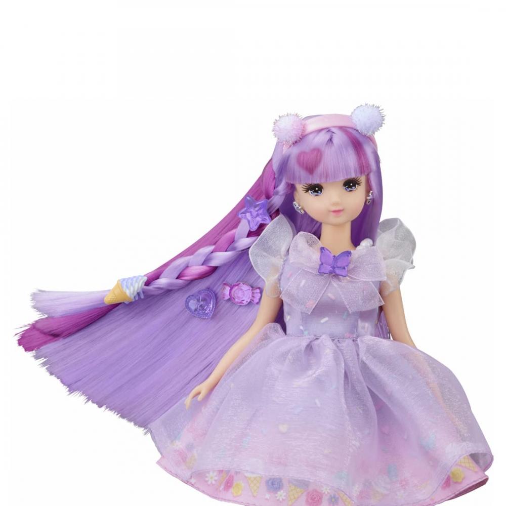 TAKARA TOMY "Licca-chan Doll Kiratto Karachen Gelato Moe-chan (Initial Toppin Jewel Increased Edition)" Dress-up Doll Play House Toy 3 Years Old and U