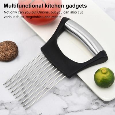 Onion Holder for Slicing Lemon Slicer Cutter Food Slicer Assistant Tool Multifunctional