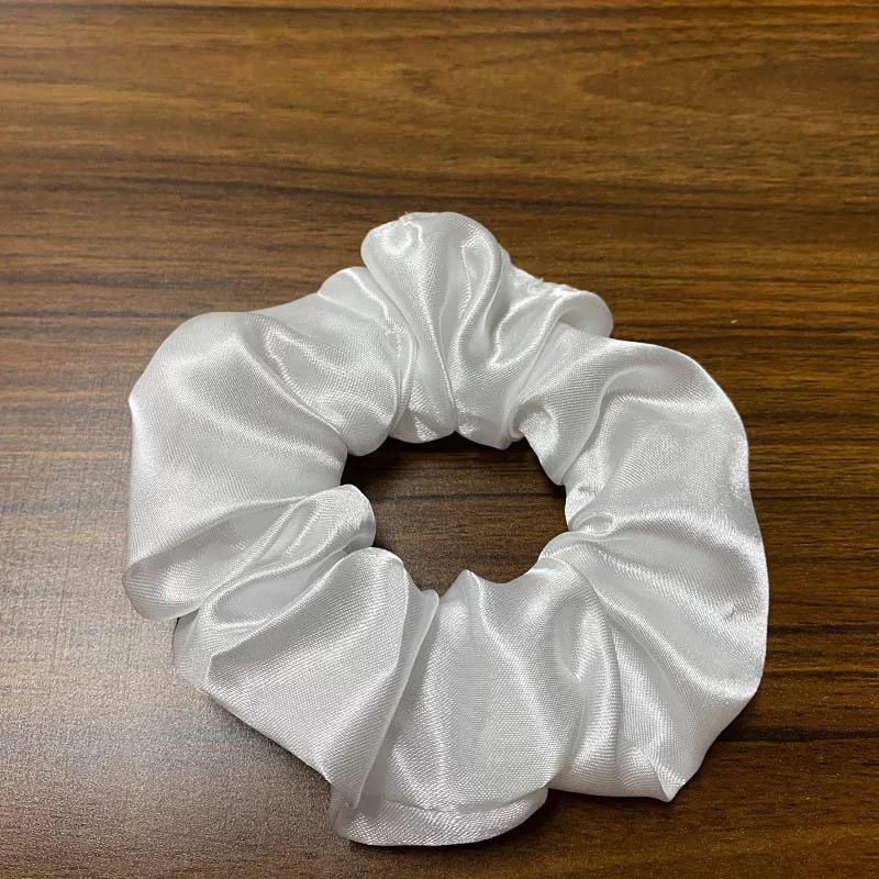 LED Işıklı Parlak Saten Noel Saç Tokası - Amerikan ve Avrupa Stilleri için Kalın Bağırsak Scrunchie Saç Aksesuarı