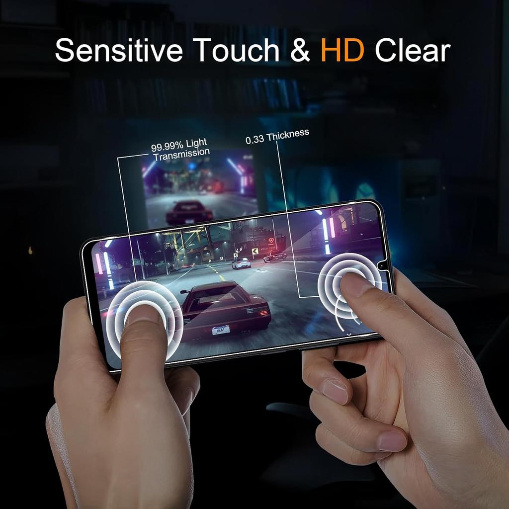 6 PEÇAS [3+3] Vidro Temperado Cola Total Vidro Temperado+ Película para Lente da Câmera Para Redmi A5 Protetor de Tela Para Xiaomi Redmi A5 HD Película Protetora para Lente de Telefone