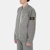STONE ISLAND Ss25 Nylon Metal Solid Logo Patch Zip Long Sleeve Jacket Men Jackets Silver-Gray K1S1512000-05S0019-V0061