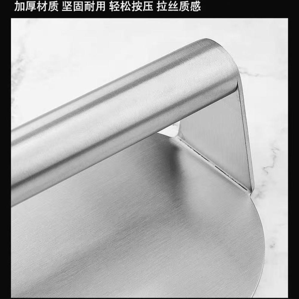 Nerezová ocel Smash Burger Lis na hamburgerové placičky Mačkadlo na maso Kruhová forma na lis na maso na lahůdky Kuchyňské doplňky