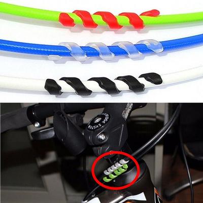 10 Stück/Packung Hohe Qualität Gummi Fahrradrahmen Schutzleitung Rohrmanschette Schaltung Bremse Fahrradkabel Schutz Fahrrad