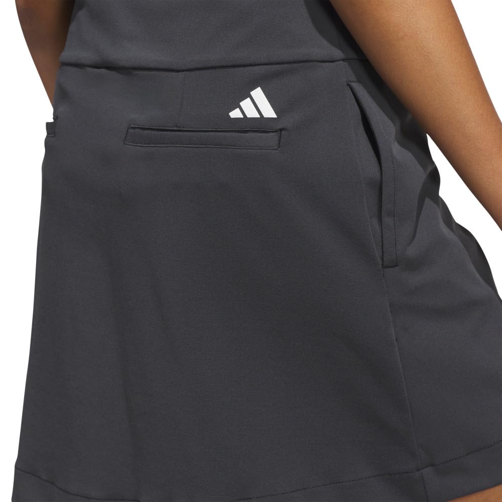 Adidas Golf Beyond the Course Stretch Wrap Skirt, Women's, Carbon/Black