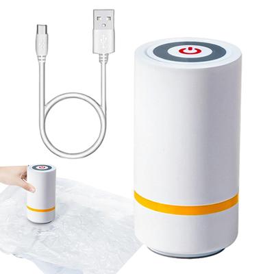 Electric Vacuum Pump for Food Storage Portable Air Sealer Machine USB Rechargeable Vacuum Sealer for Clothes Compression Bags